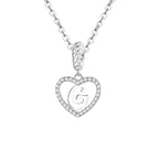 Collier Argent Femme Initiale