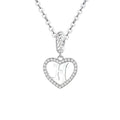 Collier Argent Femme Initiale