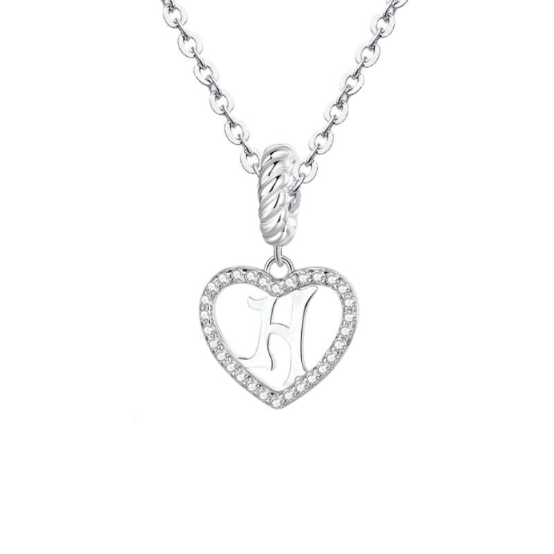 Collier Argent Femme Initiale