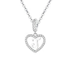 Collier Argent Femme Initiale