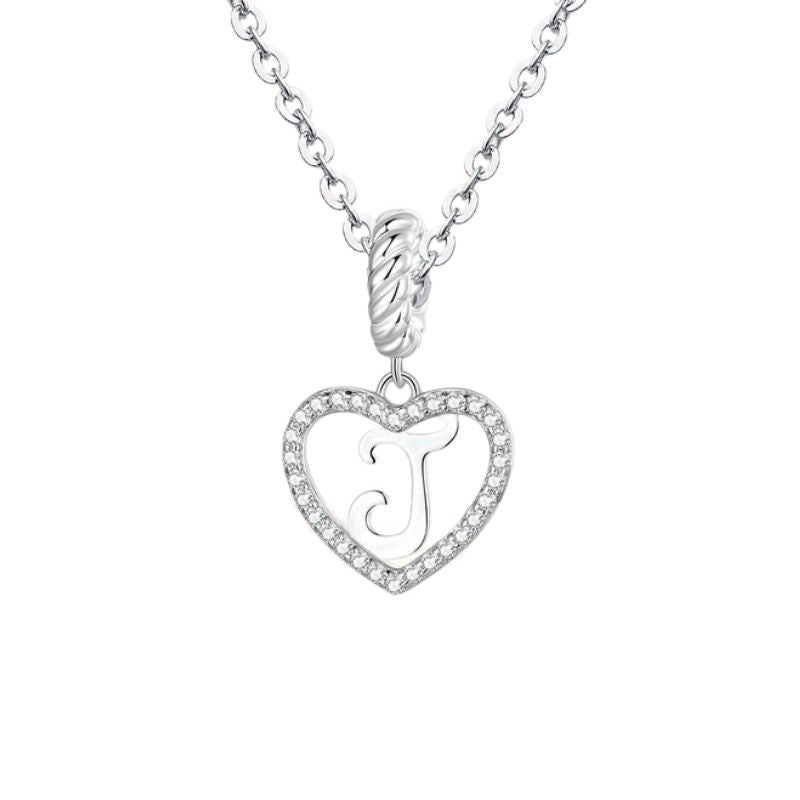 Collier Argent Femme Initiale