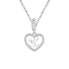 Collier Argent Femme Initiale
