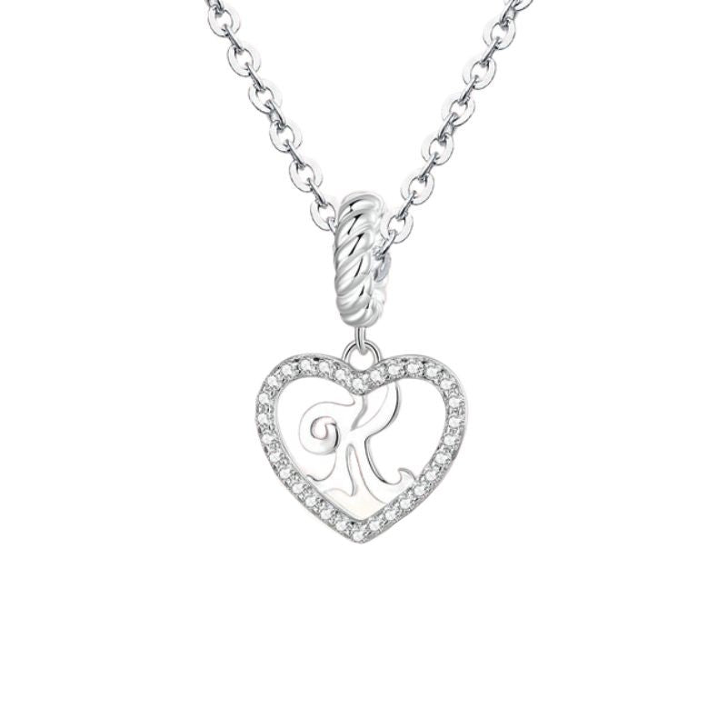 Collier Argent Femme Initiale