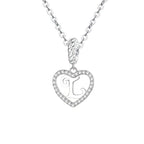 Collier Argent Femme Initiale