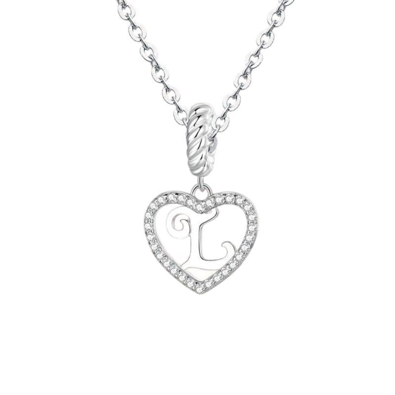 Collier Argent Femme Initiale