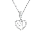 Collier Argent Femme Initiale