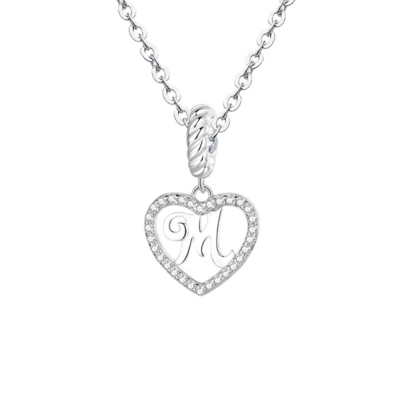 Collier Argent Femme Initiale