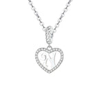 Collier Argent Femme Initiale