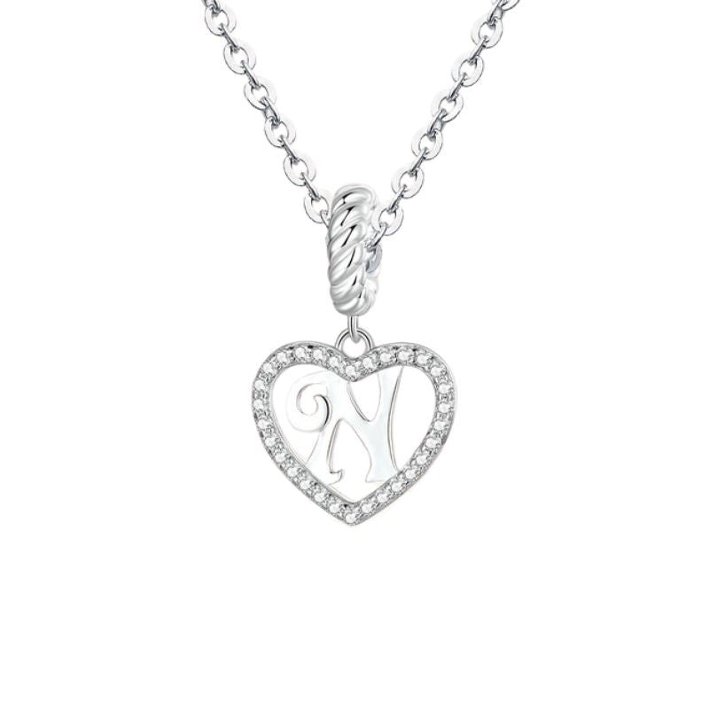 Collier Argent Femme Initiale