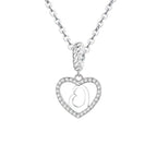 Collier Argent Femme Initiale
