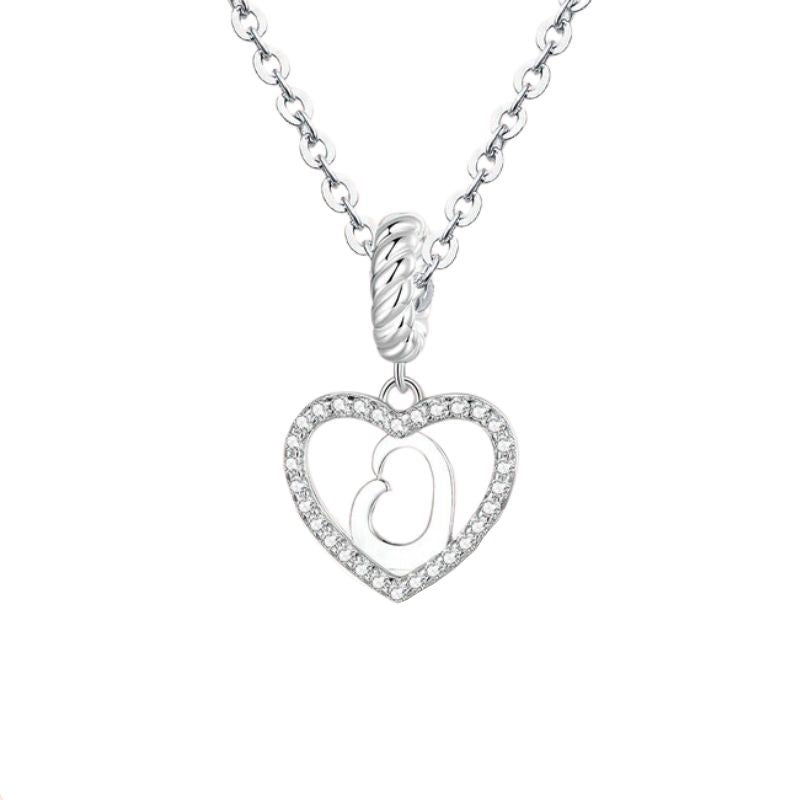 Collier Argent Femme Initiale
