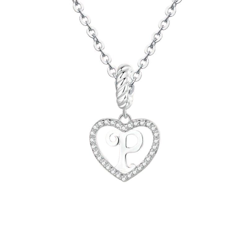 Collier Argent Femme Initiale