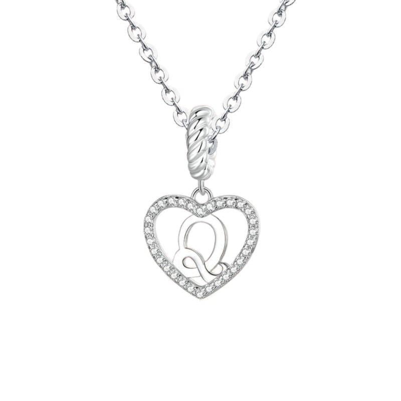 Collier Argent Femme Initiale