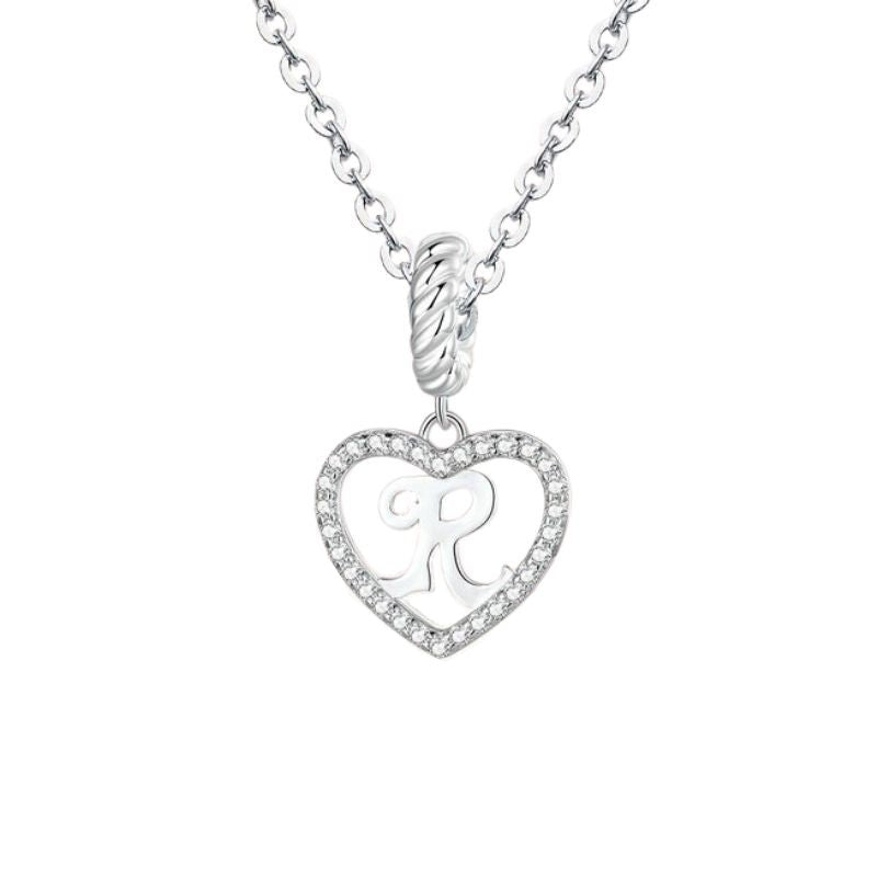 Collier Argent Femme Initiale