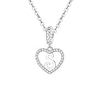 Collier Argent Femme Initiale