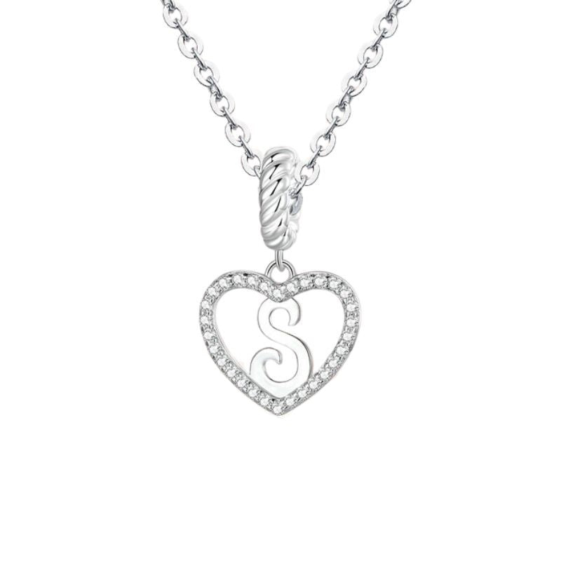 Collier Argent Femme Initiale