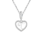 Collier Argent Femme Initiale