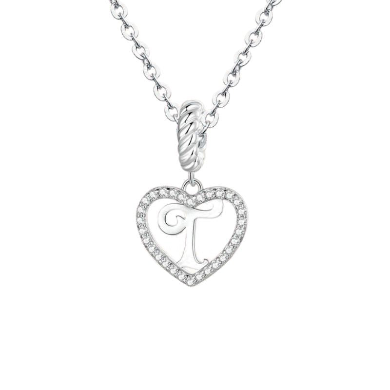 Collier Argent Femme Initiale