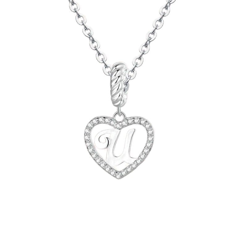 Collier Argent Femme Initiale