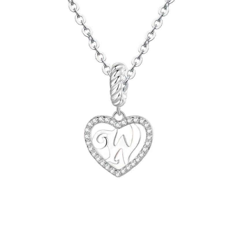 Collier Argent Femme Initiale