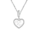 Collier Argent Femme Initiale