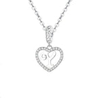Collier Argent Femme Initiale