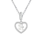 Collier Argent Femme Initiale