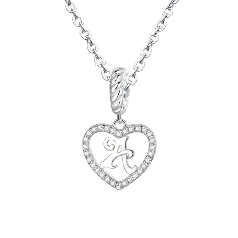Collier Argent Femme Initiale