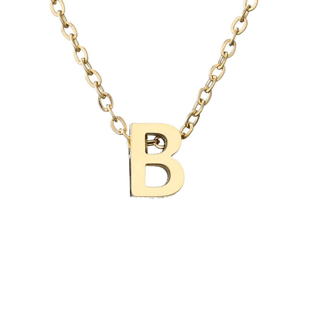 Collier Fin Initiale b