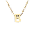 Collier Fin Initiale b