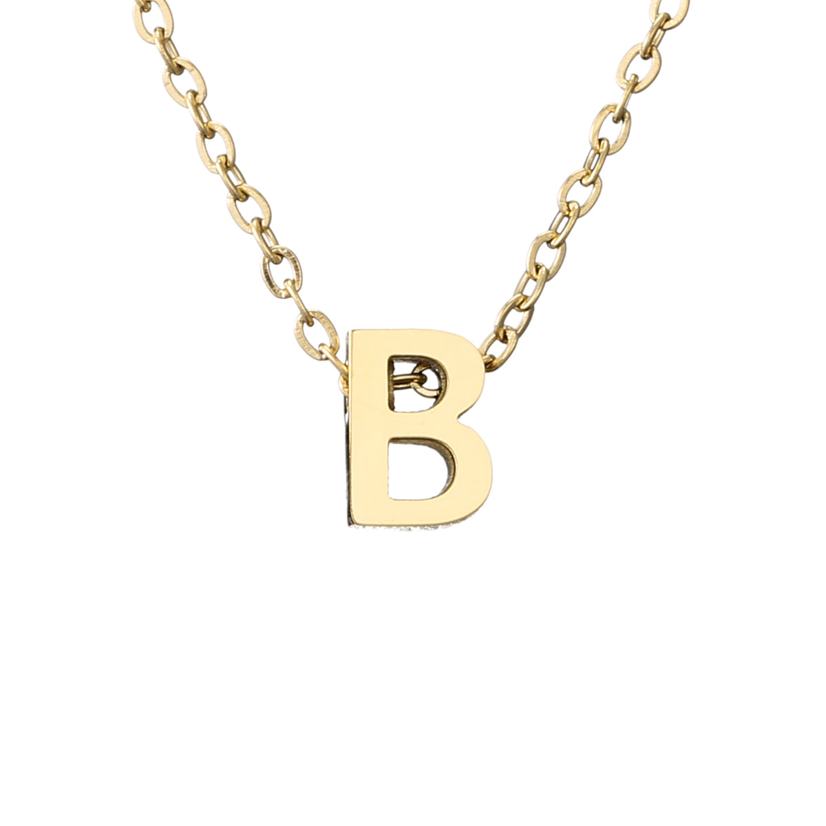 Collier Fin Initiale b
