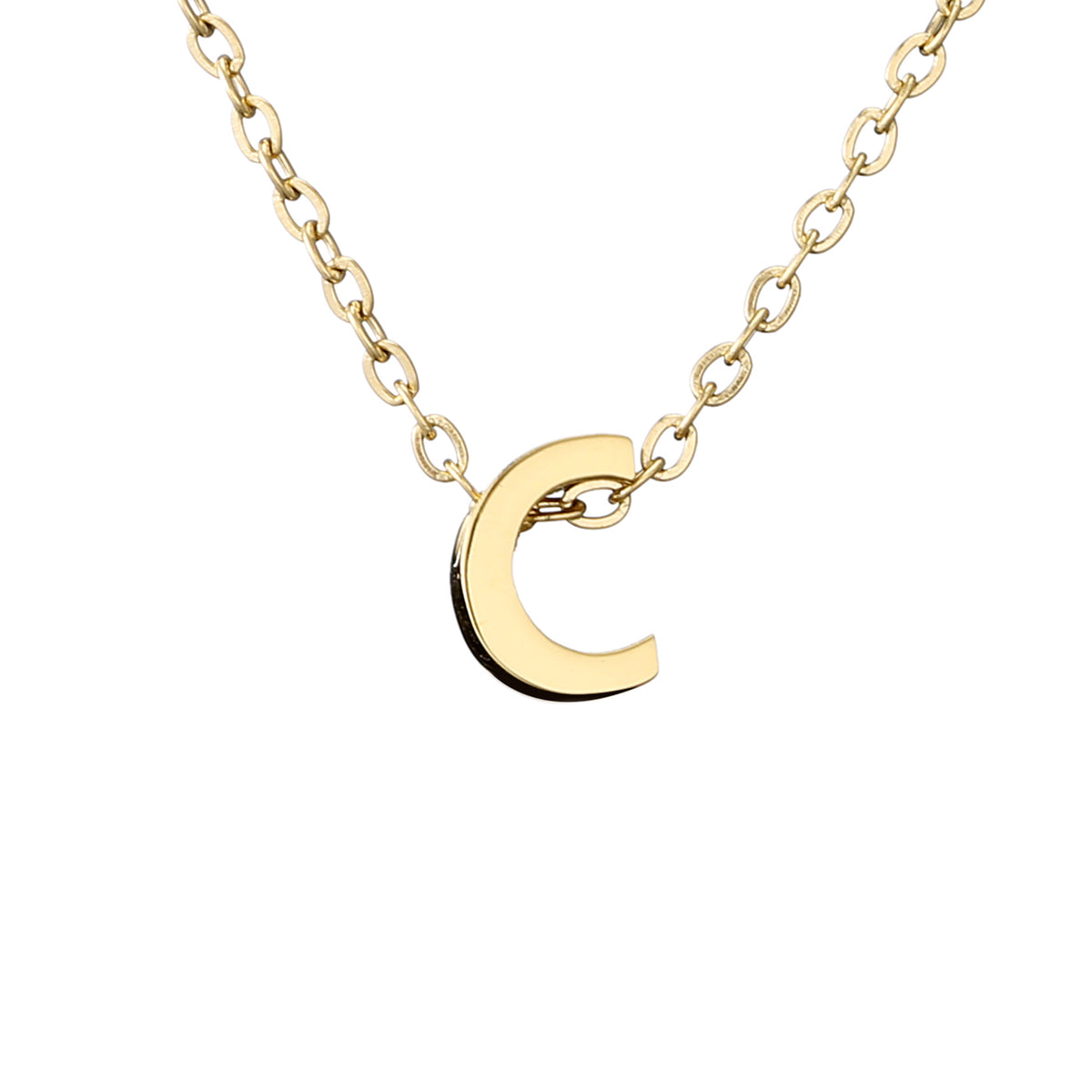 Collier Fin Initiale c