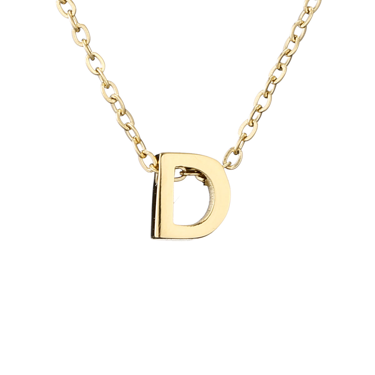 Collier Fin Initiale d