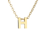 Collier Fin Initiale h