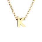Collier Fin Initiale k