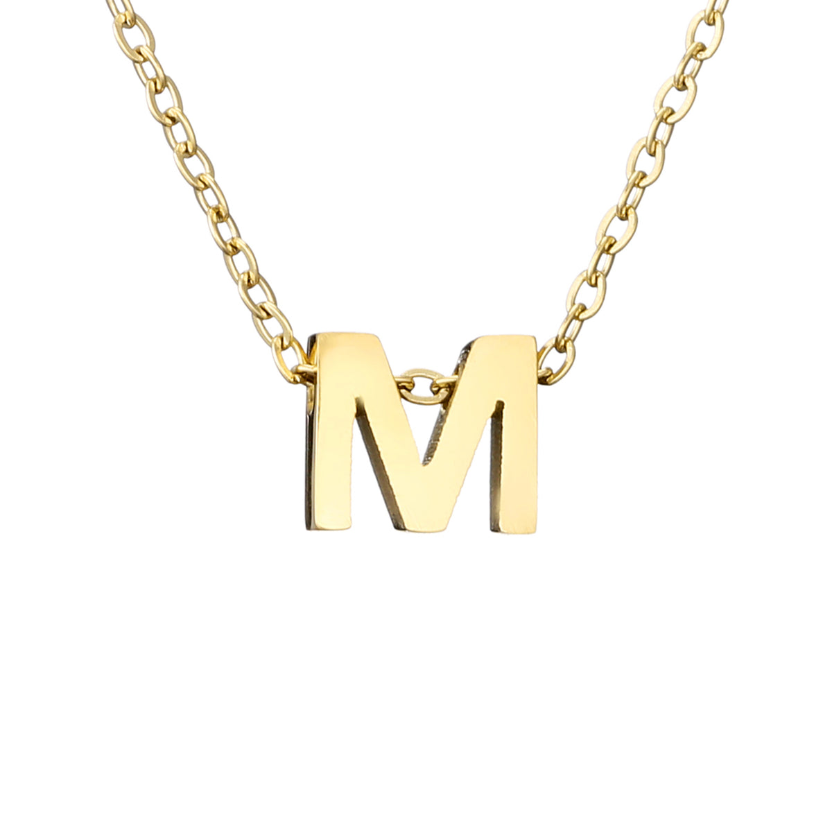 Collier Fin Initiale m