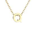 Collier Fin Initiale q
