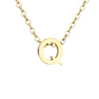 Collier Fin Initiale q