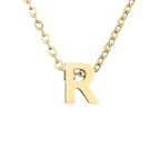 Collier Fin Initiale r