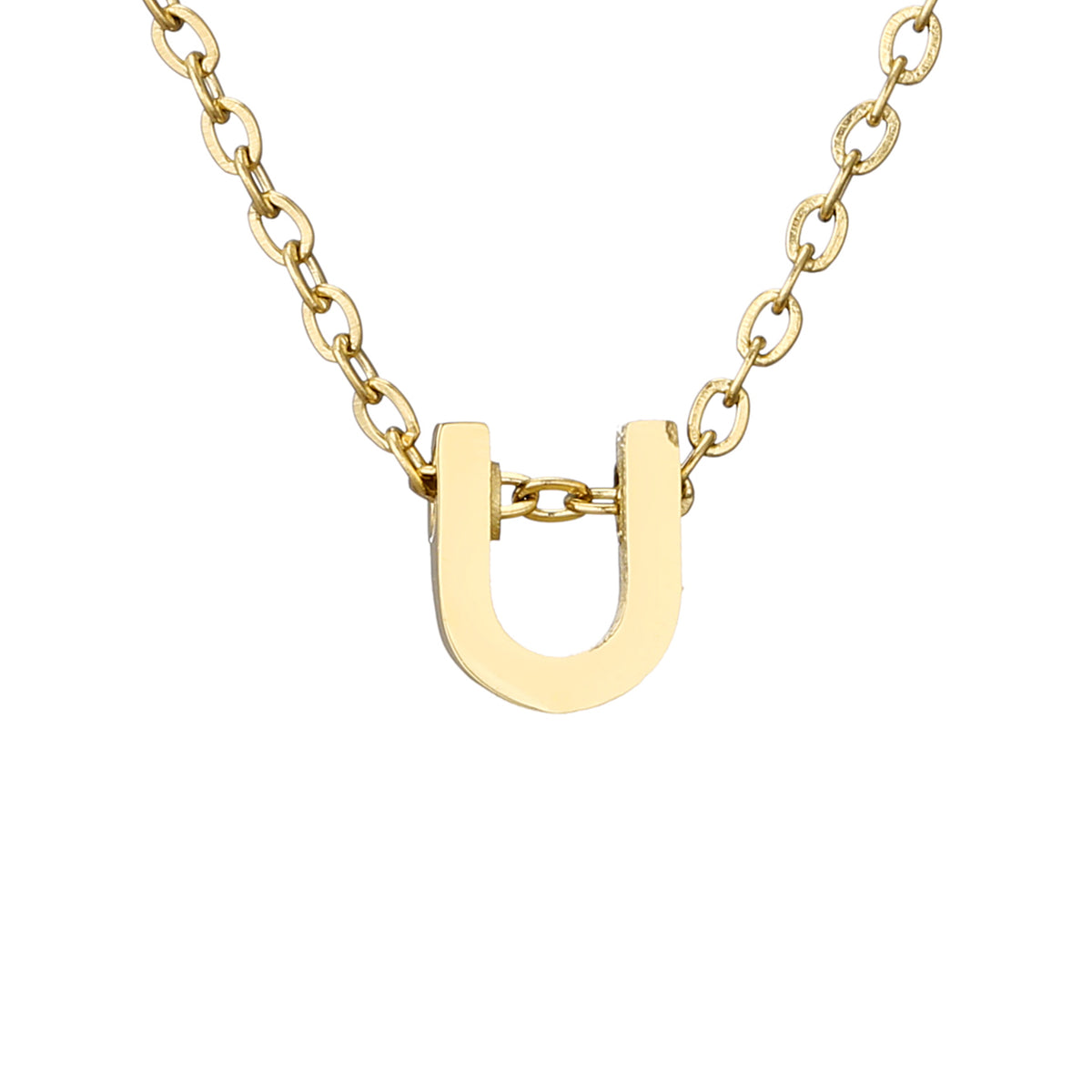 Collier Fin Initiale u