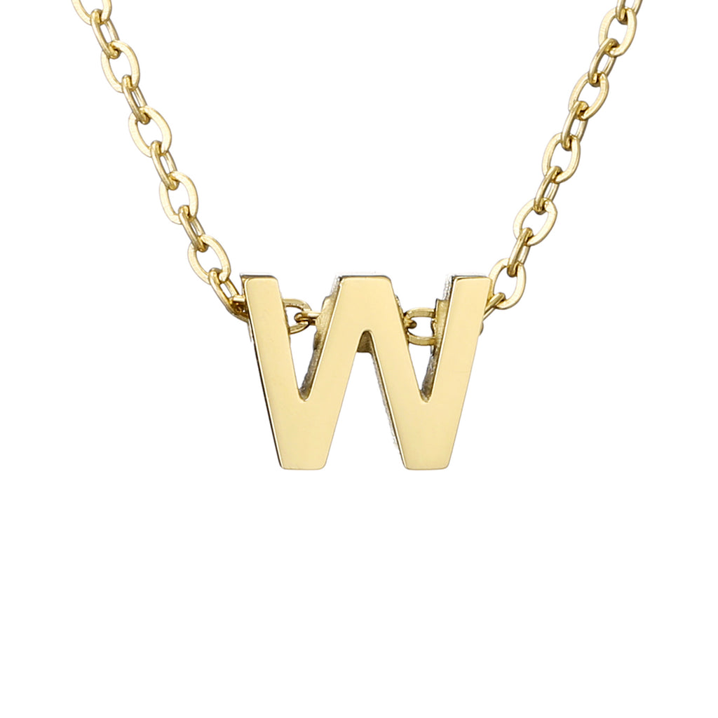 Collier Fin Initiale w