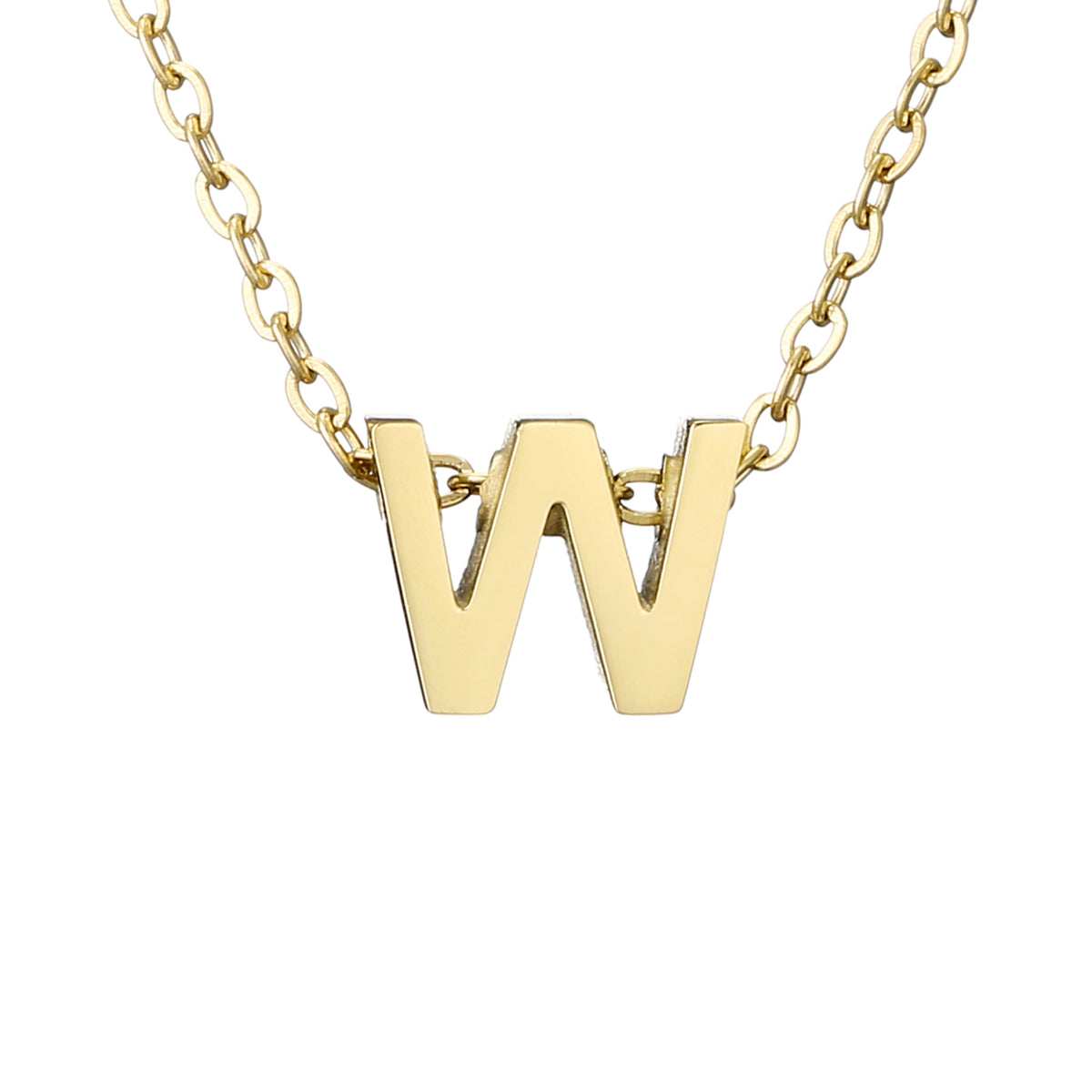 Collier Fin Initiale w