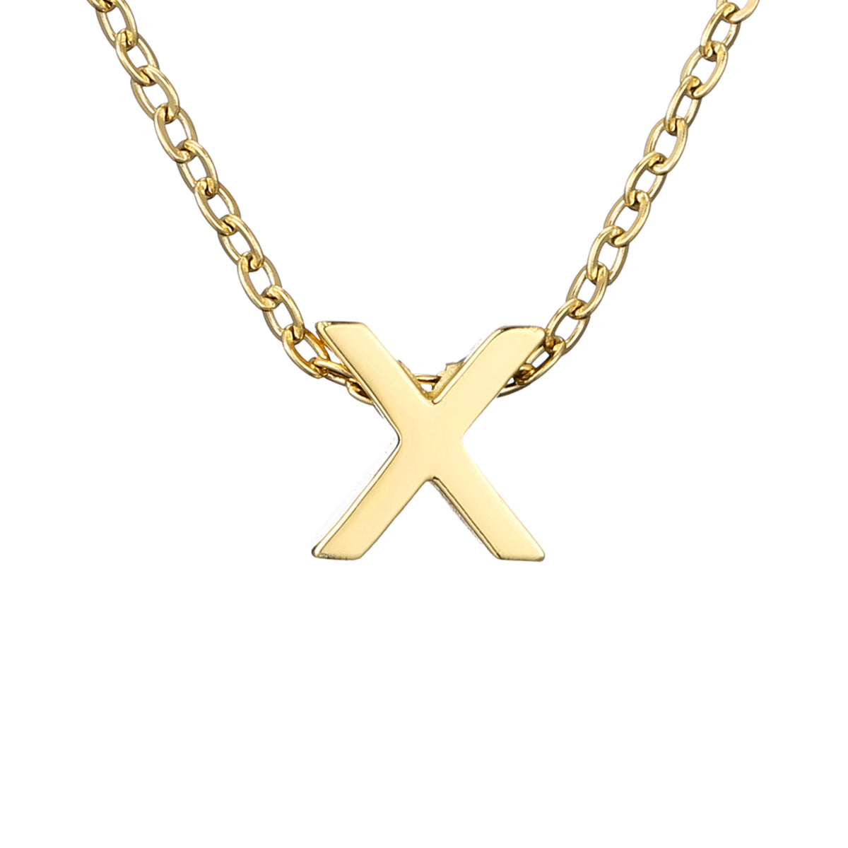 Collier Fin Initiale x