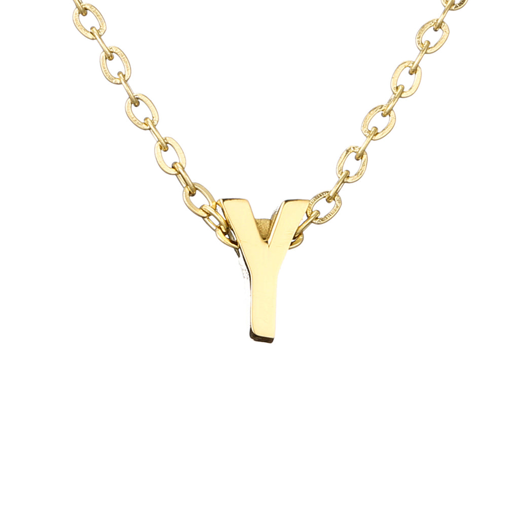Collier Fin Initiale y