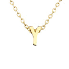 Collier Fin Initiale y
