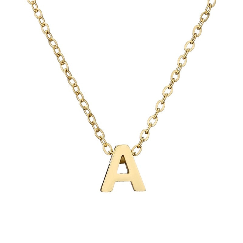 Collier Fin Initiale