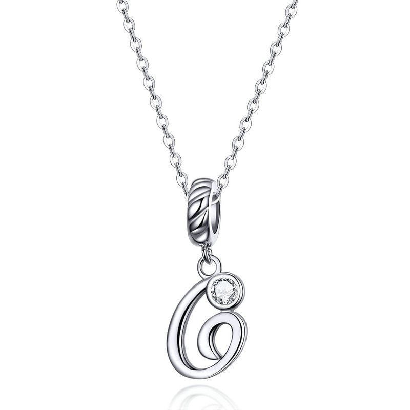 Collier Initiale Argent Homme g