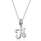Collier Initiale Argent Homme n