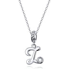 Collier Initiale Argent Homme z