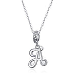 Collier Initiale Argent Homme